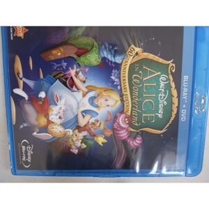 Dvd +blue ray Bundle 3 disney the little mermaid and alice in wonderland